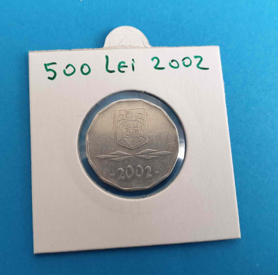 5000 Lei 2002 - Moneda din aluminiu - piesa in stare buna foto