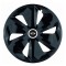 Set 4 capace roti pentru Mini, model Roco Black, R16