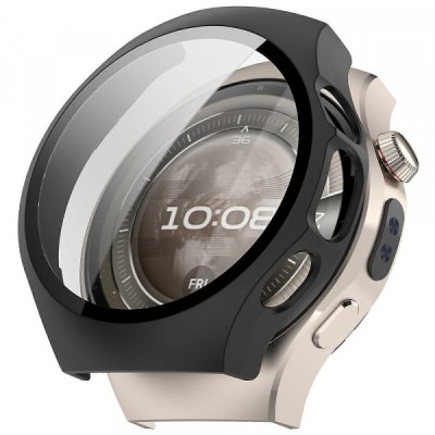 Husa Techsuit Defense360 Pro pentru Huawei Watch 5 46mm, Neagra foto