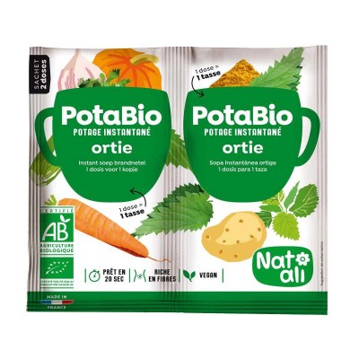 Supa Instant cu Urzica si Legume Eco 2 x 8.5 grame Nat-Ali foto