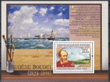 Guineea 2009 - Picturi de Eugene Boudin, Colita, MNH, Nestampilat