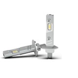 Set 2 becuri auto, led auto, H1, putere 120W, lumina alb-rece, flux luminos 15.000 lumeni, rezistenta la apa, consum redus de energie, plug and play,