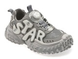 Ghete SELECTION KIDS gri, 532201, din piele ecologica