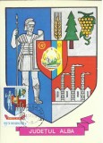 TSV - MAXIMA ALBA - STEMA JUDETULUI HERALDICA `78 STAMPILA 1