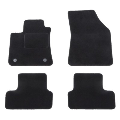 Set covorase auto mocheta Velor RENAULT MEGANE, 03.2016-, negru, foto