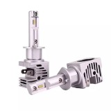 Bec LED Auto H1, M3 Slim, 55W, Canbus, Alb 6000K, 10000LM, Plug&amp;Play, Durata 50000h, Set 2 buc