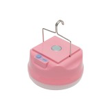 Lampa LED 100W cu baterie 1200mA si incarcare USB, roz