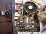 KIT: Placa de baza MSI GF615M-P33 + procesor AMD Sempron 130 (2.6 GHz) + memorie Kingmax KVR1333D3S8N9/2G + HDD IDE WD800JE + sursa LC-B350ATX
