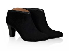Botine piele intoarsa Scarlett Negru - sau Orice Culoare foto