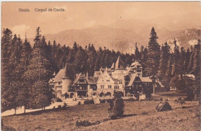 CP Sinaia Corpul de garda ND(1927) foto