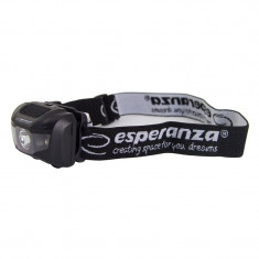 Lanterna frontala XPE Antlia Esperanza, 3 W + 2 x red LED, 150 lm, Negru foto