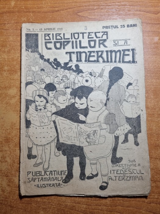 biblioteca copiilor si a tinerimii 13 aprilie 1918-jocuri,umor,povesti