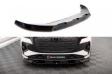 Spoiler Maxton Design versiunea 1 potrivit pentru bara frontala a Audi Q4 E-tron Sportback MK1 dupa 2021, lac negru Performance AutoTuning