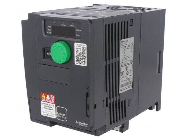 Invertor vectorial 1,1kW 0-10V IP20