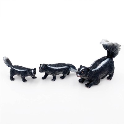Sconcs cu pui set 3 figurine foto
