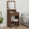 Masa de Toaleta Stejar brun 50 x 41 x 135 cm Lemn compozit