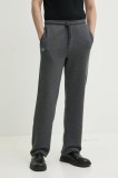 American Vintage pantaloni de trening bărbați, culoarea gri, uni, MDOV05CE25