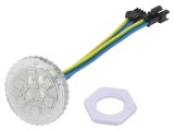 LED RGB IP65 140&deg; 38mm cu Controler UCS1904 24V