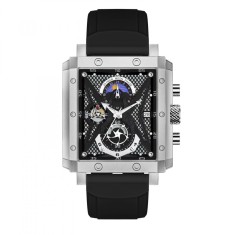 Ceas barbatesc Tio Mecanism Quartz Analog Afisare data Negru