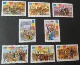 Seria Completă Rom&acirc;nia 1990 - Revoluția Populară din Decembrie 1989, București, Timișoara, Brașov, Sibiu, 8v, MNH -A333