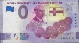 NOU : 0 EURO SOUVENIR - FINLANDA , PRESEDINTELE K. J. STAHLBERG - 2021.1 - UNC