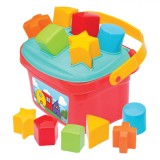 Jucarie geanta cu forme, Plastic, 1+, Multicolor