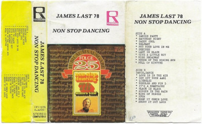 Casetă audio James Last &amp;lrm;&amp;ndash; Non Stop Dancing, originală foto