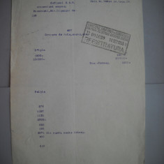 HOPCT DOCUMENT VECHI 328 MINISTERUL INDUSTRIEI COMERT EXTERIOR /BUCURESTI 1935