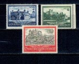 Generalgouvernement, ocupatia germana in Polonia 1941 - Cetati, castele, serie nestampilata cu sarniere