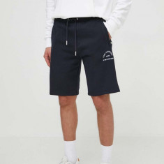 Karl Lagerfeld pantaloni scurți bărbați, culoarea bleumarin 542900.705037