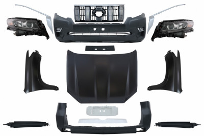 Pachet exterior Kit Conversie Complet Facelift (2018+) Look compatibil cu TOYOTA Land Cruiser Prado J150 (2010-2018) CBTOPFJ150VX foto