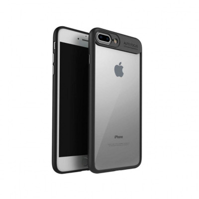 Husa Compatibila cu Apple iPhone 7 Plus/iPhone 8 Plus - Iberry Cristal ShockProof Negru foto