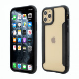 Husa Vetter Smart pentru iPhone 11 Pro Max, Soft Edge and Clear Back, Negru
