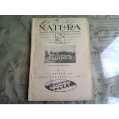 REVISTA NATURA NR.1/1934