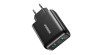 UGREEN Gyorst&ouml;ltő, 2xUSB-A, 18W, PD 3.0 EU (fekete)