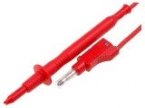 Cablu de măsurare 25A 4mm 1m roșu