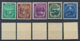 ROMANIA 1952 Planul cincinal lot 5 timbre cu supratipar reforma monetara MNH, Nestampilat