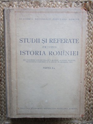 Studii si referate privind istoria Romaniei (partea II- A) foto
