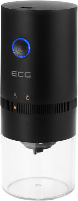 Rasnita de cafea electrica portabila ECG KM 150 Minimo, incarcare USB, 3,7 volti, 13 W, 30 g, culoare neagra foto