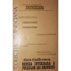 GENEZA INTERIOARA A POEZIILOR LUI EMINESCU