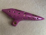 Ocarina Ceramica cu 10 Gauri - Vintage