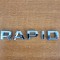 Emblemă &quot;Rapid&quot; Skoda Rapid portbagaj