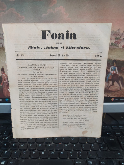 Foaia pentru Minte, Inimă și Literatură, nr. 13, 24 Martie 1862 Bolintineanu 081