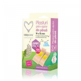 Plasturi Easycare Textili 72x19mm, 100 Bucati, Prim Ajutor, Rezistenti la Apa, Hipoalergenici