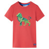 Tricou pentru copii, roșu, 104 12280, vidaXL