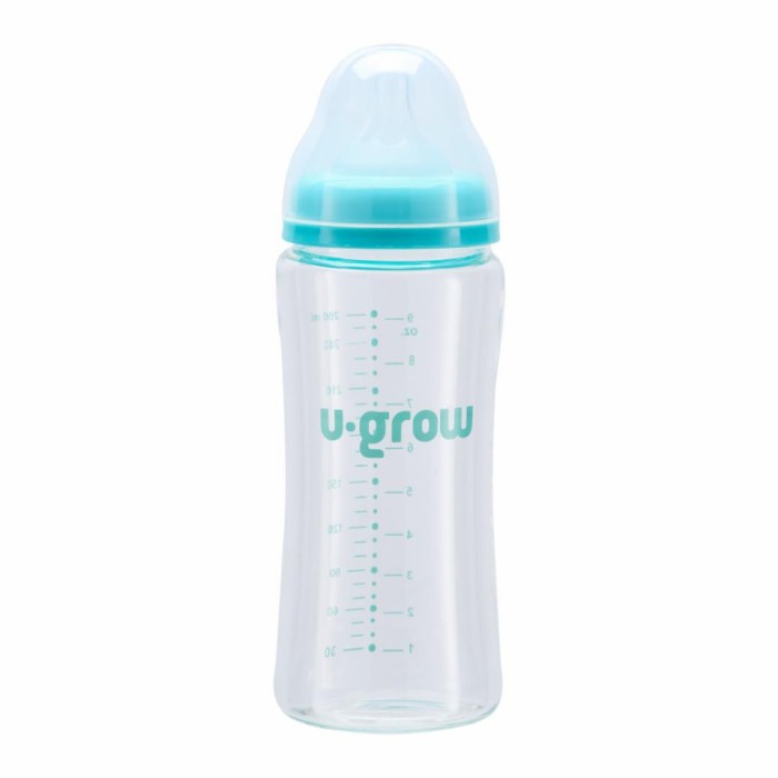 Biberon de sticla 260 ml+2 tetine extra