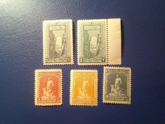 Serie mica Turcia 1926 - Motive locale ,5 valori , 10 si 20 para fara guma