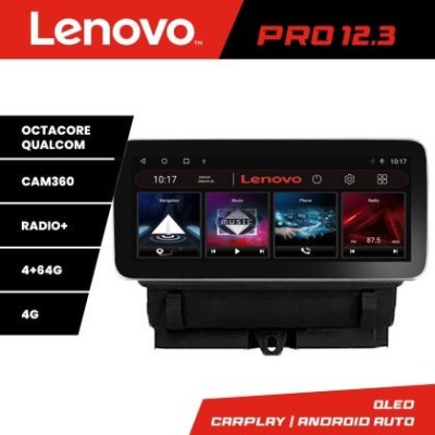Navigatie Audi Q3 2011-2018 Lenovo PRO 4+64 12.3 inch qled android 4G DSP gps internet Kit-q3 CarStore Technology foto