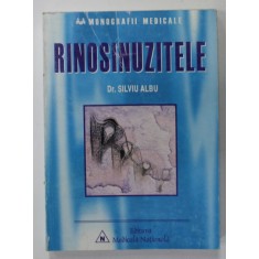 RINOSINUZITELE de DR. SILVIU ALBU , 2001, COPERTA CU DEFECTE
