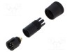Conector circular BINDER 719 4 pini tată lipire IP40 60V 3A